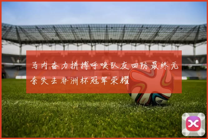 马内奋力拼搏呼唤队友回防最终无奈失去非洲杯冠军荣耀